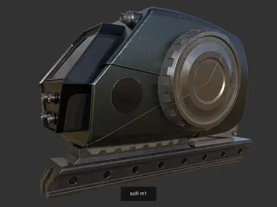 low poly desk with glass top 3D Model Collection