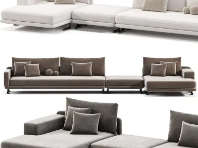  Poliform Mondrian Sofa Free 3D model