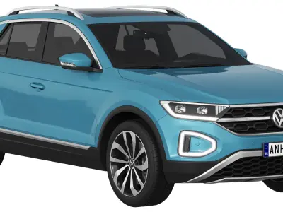 Volkswagen T-Roc 2022 3D model