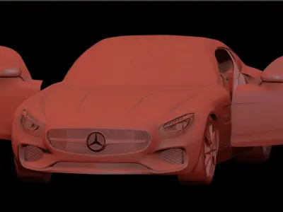 2016 Mercedes AMG GT-S 3D model