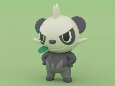 Pancham - Pokemon 3D Print Model 3D print model