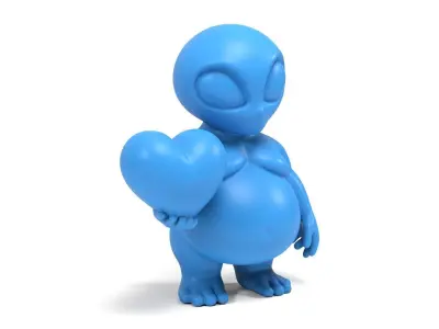 Loving Alien 2 3D print model