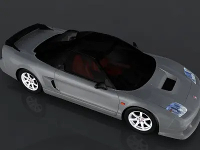 Honda NSX-R GT Low-poly 3D model