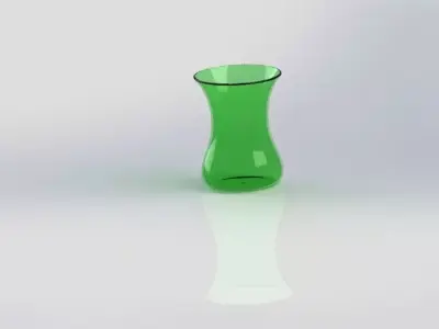 Tea Cup Glass 3D model