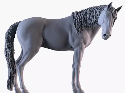 Mare Horse 3D print model