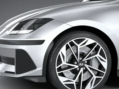Hyundai Ionic 6 2023 3D model