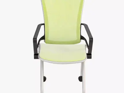 Lii Casters Armchair 3D model