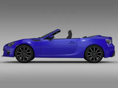 Subaru BRZ ZC6 Cabrio 2015 3D model