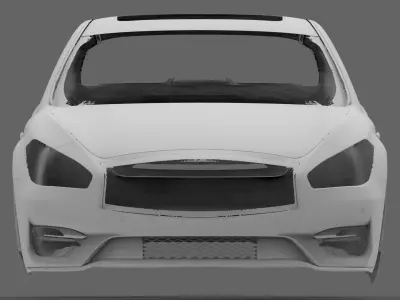 2019 Infinity Q70 3D SCANNED MODEL 3D model