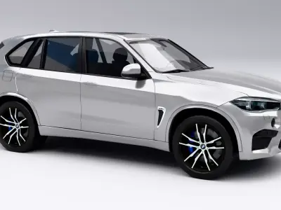 BMW X5 M 2016 Low-poly 3D model