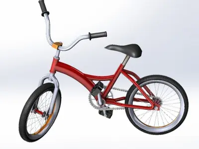 Bicycle 3D model 20
