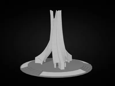 Maqam Echadid - Algeria 3D model