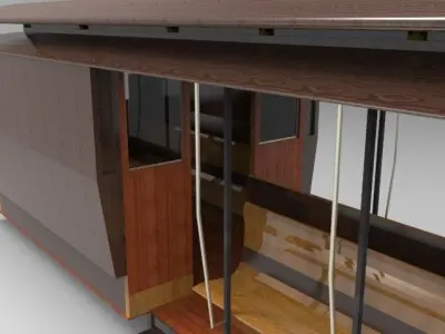 Cable Car Free 3D model