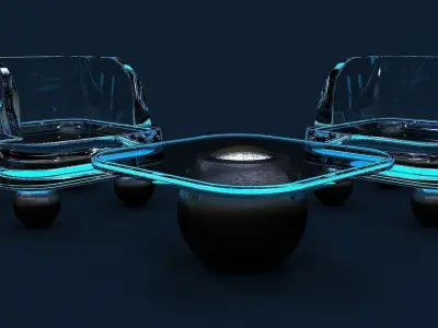 Contemporary sofa Free 3D model