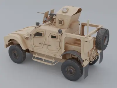 Combat Multi-Role Vehicle Low-poly 3D model
