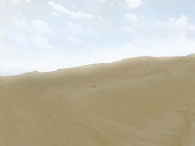 desert Low-poly 3D model
