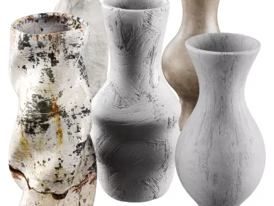 Vase decor Low-poly 3D model