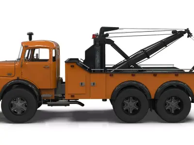 Mercedes-Benz 2624 Wrecker Truck 3D model