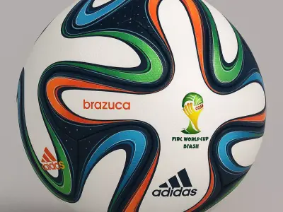 football ball 3D model 2