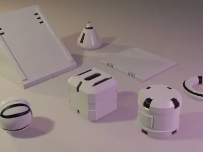 Y2J Primitive Shapes 3D model