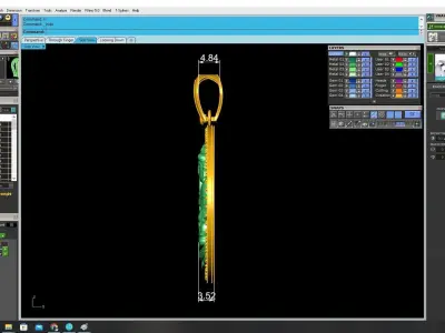 Luxury Round Buddha Pendant with Diamond Halo 3D Model 3614 3D print model