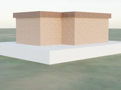  3D house mini 3D model