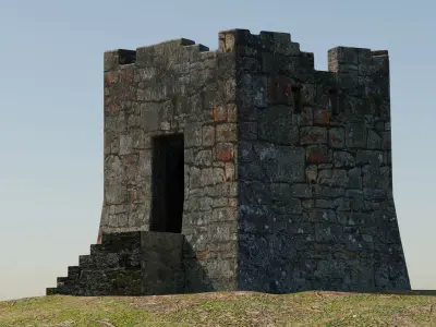 Jaizkibel Tower 3D model