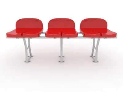 Stadium Seats 14 3D model