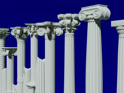 Columns Classic 3D model