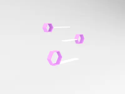 Wall Rack v1 004 Low-poly 3D model