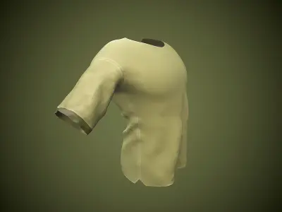 man shirt Low-poly 3D model