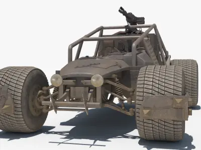 Death Rally Buggy 3D model