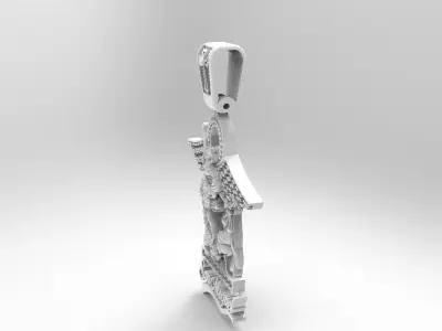 san miguel arcangel 3D print model