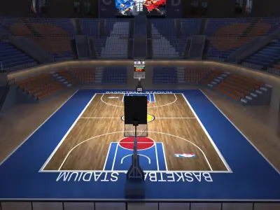 Basketball arena 3D model