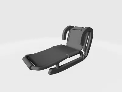 Sledge chair 3D print model