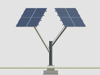 SOLAR ENERGY TREE 3D model