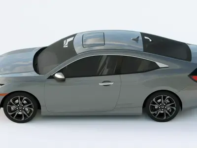 Honda Civic Coupe 2019 3D model