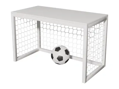 Puins Goal Soccer Desk Table 3D model