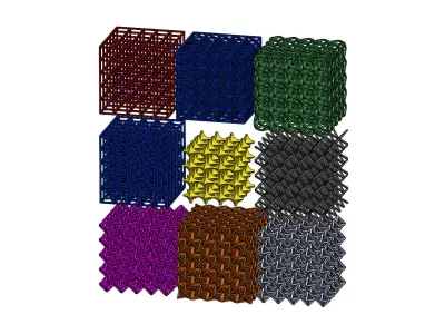 3D Lattice Structures  3D print model