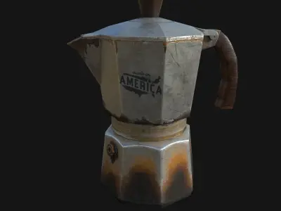 Coffee Machine Low-poly 3D model