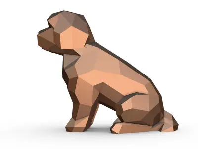 Maltese dog 3D print model