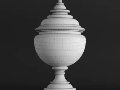 Classic vase set 2 3D model