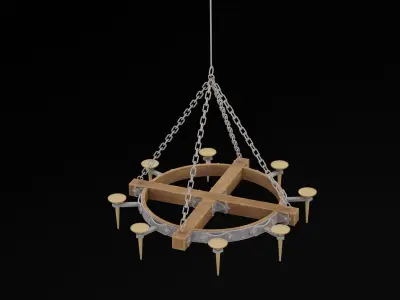 Decorative Chandelier 3D model