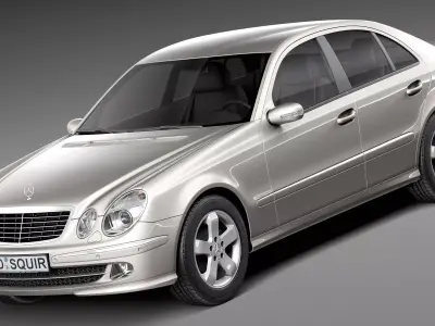 Mercedes-Benz E-Class W211 2002-2009 3D model