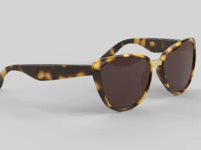 Blush Eyewear Glasses Low-poly 3D model