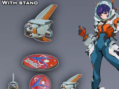 Si Fi Juno Drone Overwatch 2 3D print model