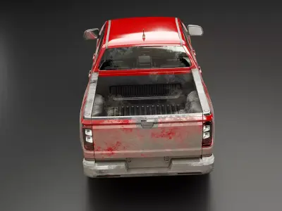 Generic Modern Pickup Truck Dirt and Mud 3D model