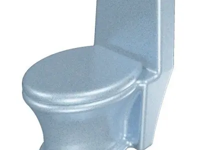 Astonishing Sanitary Ware Low-poly 3D model