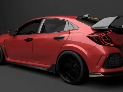 2020 Honda Civic Type r 3D model