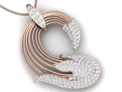 Women Pendant 3D print model